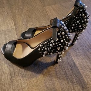 Gianna Bini spiked black heels